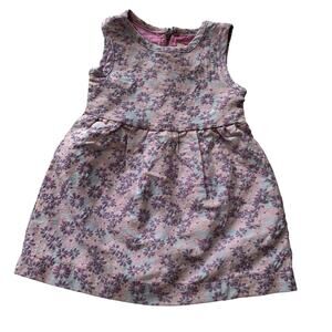 Adorable Peek Brocade Floral Dress - 6-12 Months